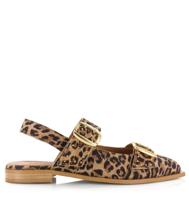DWRS - Port Isabel panterprint slingback Suede Dames