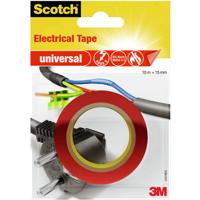 3M universal 4401RED Isolatietape Scotch Rood (l x b) 10 m x 15 mm 1 stuk(s)