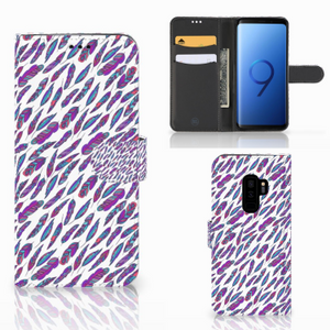 Samsung Galaxy S9 Plus Telefoon Hoesje Feathers Color