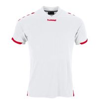 Hummel 110007K Fyn Shirt Kids - White-Red - 140 - thumbnail