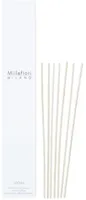 Millefiori Milano navulling geurstokjes 24 cm naturel 7 stuks
