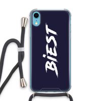 Biest: iPhone XR Transparant Hoesje met koord