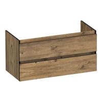 Brauer Joy Edge - Onderkast - 100 cm - met 2 Softclose Lades Greeploos en 1 Sifon Uitsparing - Chateau