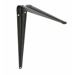 AMIG Plankdrager/planksteun van metaal - gelakt zwart - H450 x B400 mm