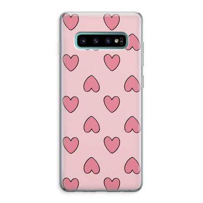 Ondersteboven verliefd: Samsung Galaxy S10 Plus Transparant Hoesje