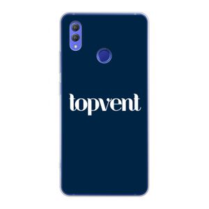 Topvent Navy: Honor Note 10 Transparant Hoesje