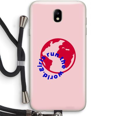 Run The World: Samsung Galaxy J7 (2017) Transparant Hoesje met koord