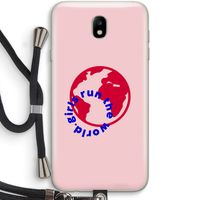 Run The World: Samsung Galaxy J7 (2017) Transparant Hoesje met koord