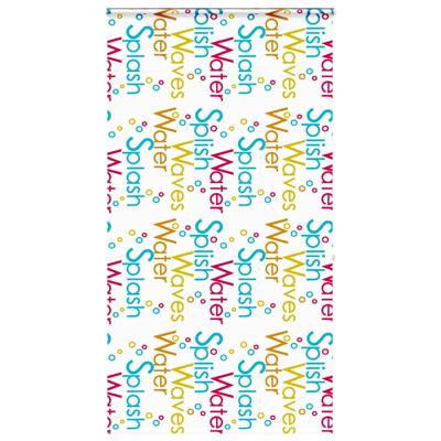 Doucherolgordijn met cassette 130x240 cm stofbreedte 126 cm