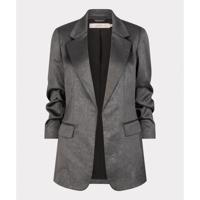Esqualo - Grijs | Dames | Blazer | Grijs | 38 | regular | Kamst mode