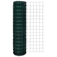 Euro hek 25x1,5 m staal groen