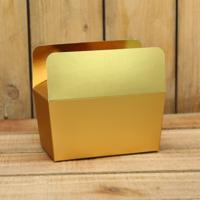 Bonbon doosjes - Chocolade doosje - Goud zijdemat - Tekst - 1 stuks