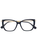 Max Mara Eyewear lunettes de vue à monture d'inspiration wayfarer - Bleu