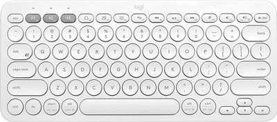 Logitech K380 Multi-Device Bluetooth® Keyboard toetsenbord QWERTY Engels Wit Logitech K380 Multi-Device Bluetooth® Keyboard toetsenbord QWERTY Engels Wit