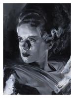 Bride of Frankenstein Art Print Bride of Frankenstein by Chris Valentine 41 x 31 cm - unframed