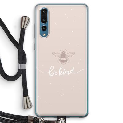 Be(e) kind: Huawei P20 Pro Transparant Hoesje met koord