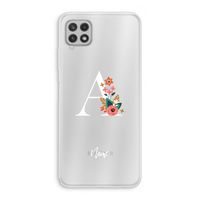 Pink Bouquet: Samsung Galaxy A22 4G Transparant Hoesje