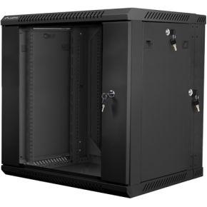 Lanberg WF02-6612-10B rack 12U Wandrek Zwart