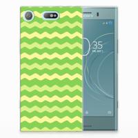 Sony Xperia XZ1 Compact | TPU bumper | Waves Green