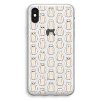 Uilen: iPhone XS Transparant Hoesje
