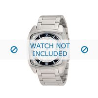 Diesel horlogeband DZ1493 Roestvrij staal (RVS) Zilver 24mm
