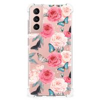 Samsung Galaxy S21 FE Case Butterfly Roses - thumbnail