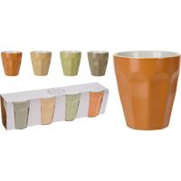 Excellent Houseware Bekerset Porselein 250 Ml 4 Stuks