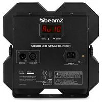 BeamZ SB400 stage blinder en stroboscoop in één met 4x 50W LED&apos;s - thumbnail