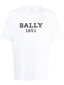 Bally t-shirt en coton biologique à logo imprimé - Blanc