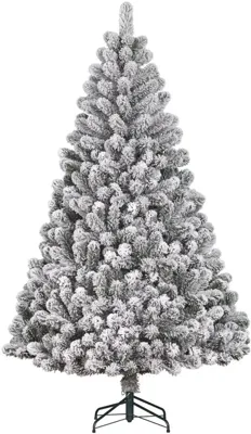 Black Box Trees Charlton kunstkerstboom besneeuwd groen 215cm