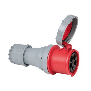 Showtec 5-polige CEE female connector 125A - IP67 (rood)