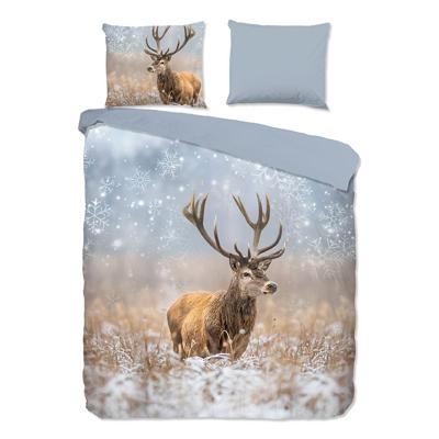 Dekbedovertrek Katoen Flanel Jolly Natuur & Dieren 240x200 Cm Good Morning - Dekbed-Discounter.nl