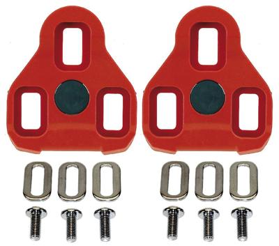 Exustar pedal cleats e-arc10 red