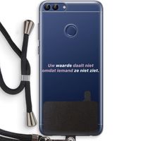 uw waarde daalt niet: Huawei P Smart (2018) Transparant Hoesje met koord