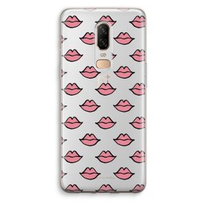 Lipjes: OnePlus 6 Transparant Hoesje