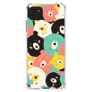 Samsung Galaxy A22 5G Stevig Bumper Hoesje Bears