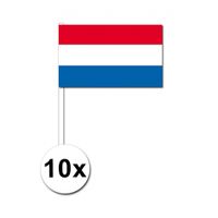 Handvlag Nederland set van 10 - thumbnail