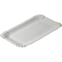 Schaal | ongevoerd | karton | rechthoekig | 19x12cm | wit | 1000 stuks