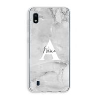 Ivory Marble: Samsung Galaxy A10 Transparant Hoesje Ivory Marble: Samsung Galaxy A10 Transparant Hoesje