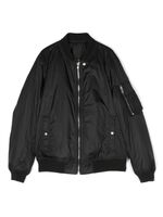 Rick Owens Kids veste bomber à fermeture zippée - Noir