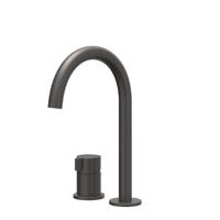 Wastafelkraan IVY Tribe Coldstart 2-gats RVS316 Geborsteld Carbon Black PVD IVY