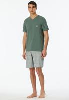 Schiesser Schiesser Pyjama Short khaki 182609 48/S