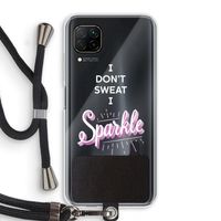 Sparkle quote: Huawei P40 Lite Transparant Hoesje met koord