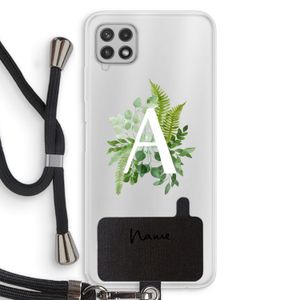 Green Brush: Samsung Galaxy A22 4G Transparant Hoesje met koord
