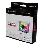 Xilence XPF120RGB-SET Computer behuizing Ventilator 12 cm Zwart - thumbnail