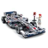 Sluban Racing Team Race Car Silver bouwstenen set (M38-B0352) - thumbnail