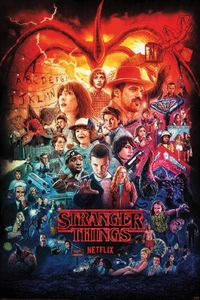 Stranger Things Seasons Montage Poster 61x91.5cm