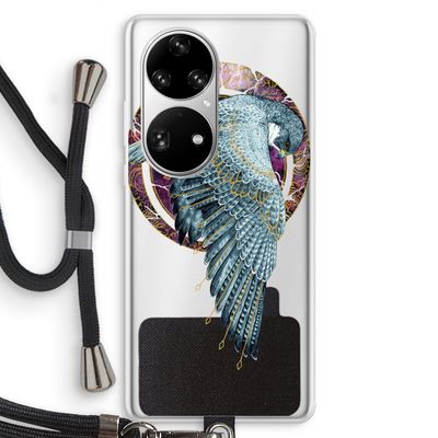 Golden Falcon: Huawei P50 Pro Transparant Hoesje met koord