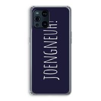 Joengneuh!: Oppo Find X3 Transparant Hoesje