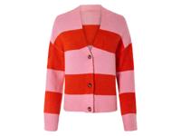esmara Gebreid dames vest (Strepen/rood/roze, L (44/46))